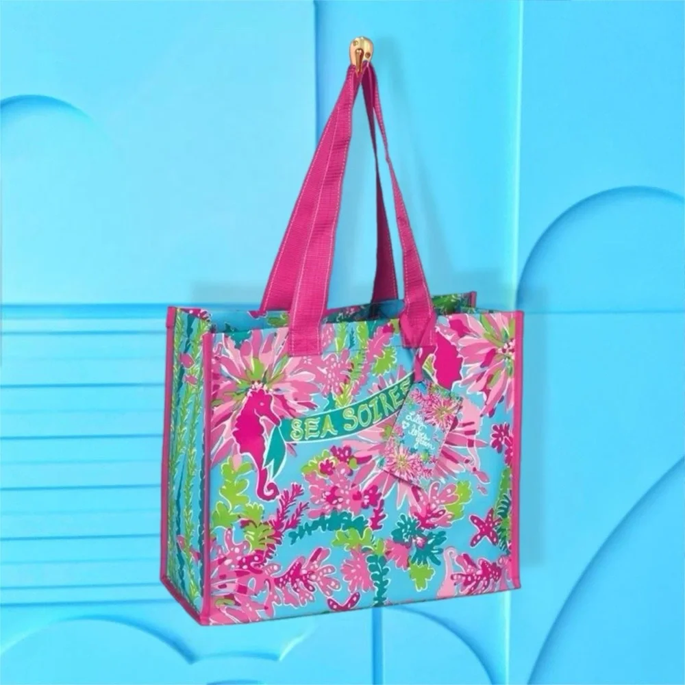 Market Tote in Trippin' and Sippin' by Lilly Pulitzer